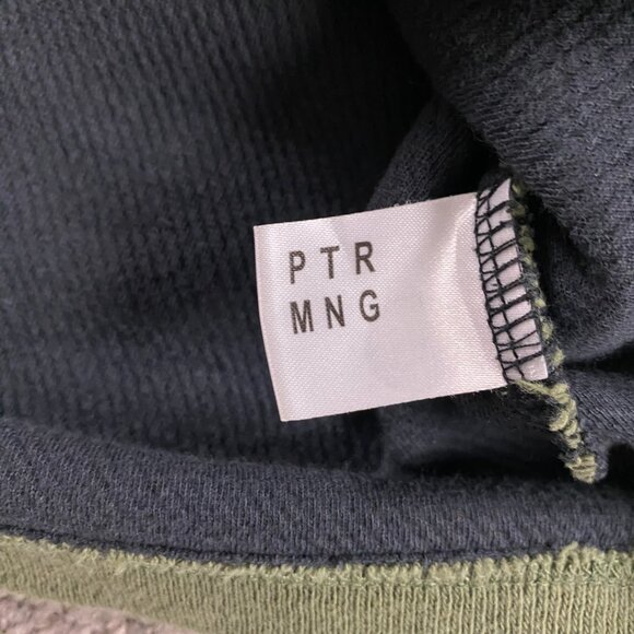 Peter Manning Cotton Crewneck Sweatshirt Sweater Men's 2X Green - Picture 4 of 8